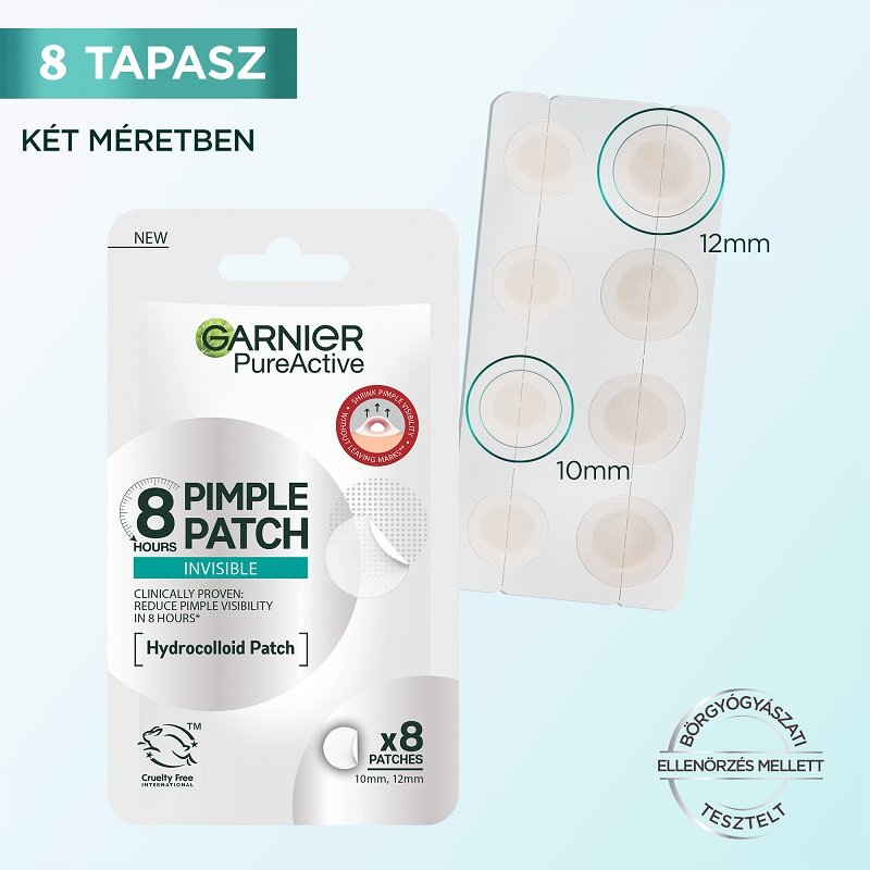 Pure Active hidrokolloidos láthatatlan pattanás tapasz BHA-val 8db - 2